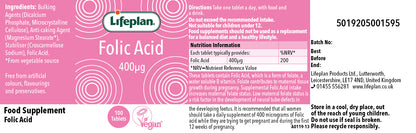 Folic Acid 100 Tablets