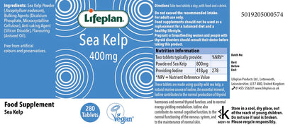 Sea Kelp 400mg x 60 Tablets
