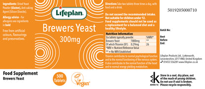 Brewers Yeast 500 Tablets