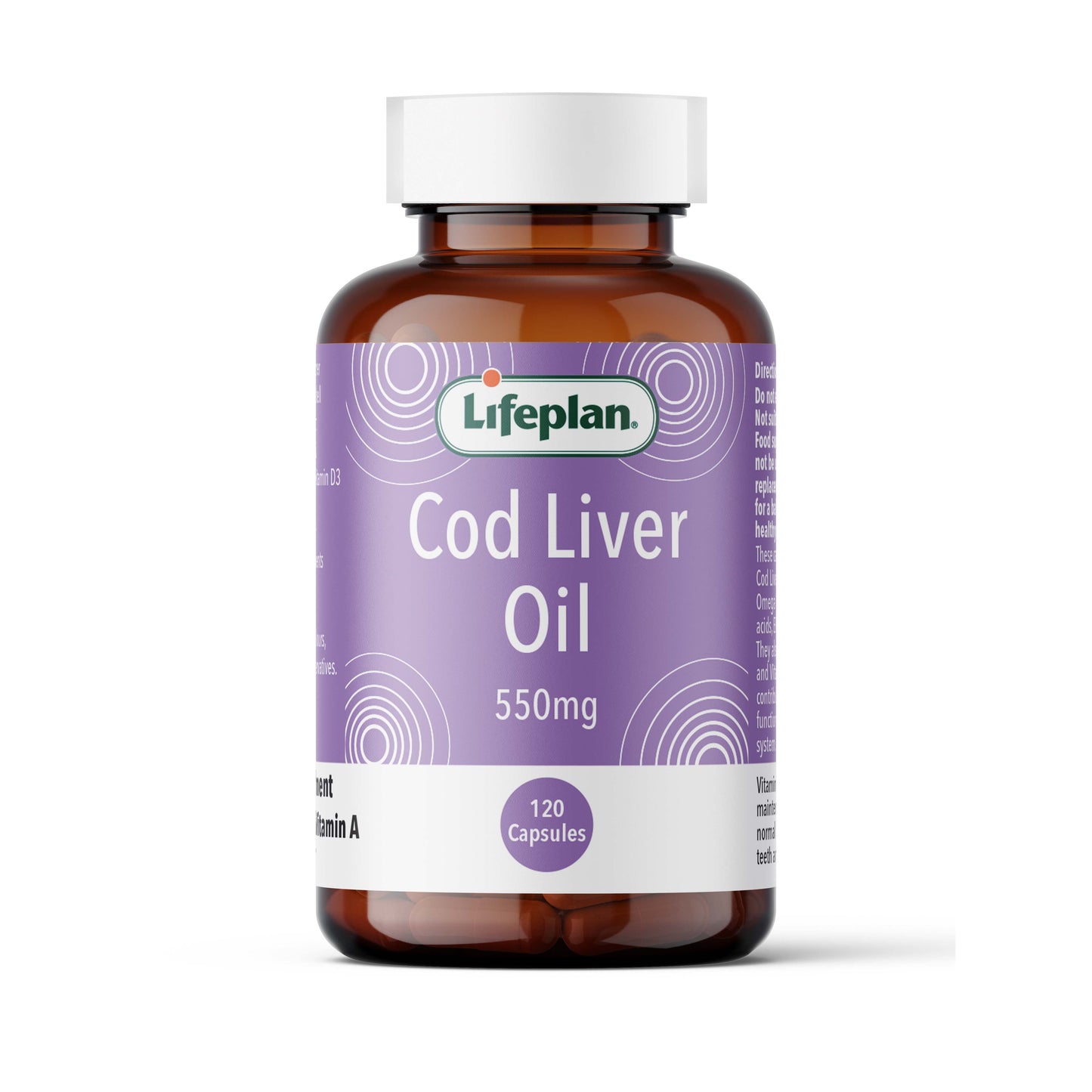 Cod Liver Oil 550mg 120 Capsules