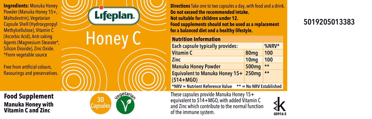 Honey C  30 Capsules