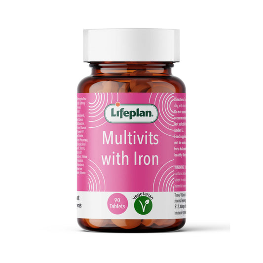 Multivitamins + Iron 90 Tablets