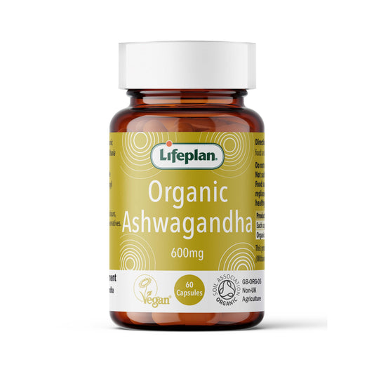 Organic Ashwagandha 600mg 60 Capsules